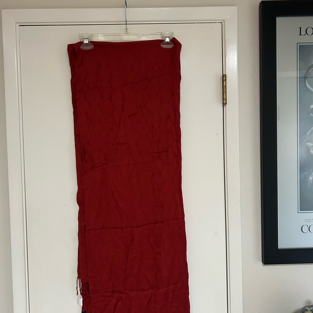 Elegant Red Pashmina Scarf